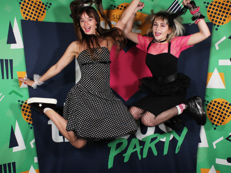 180 Photo Booth at Zija's 80's Party